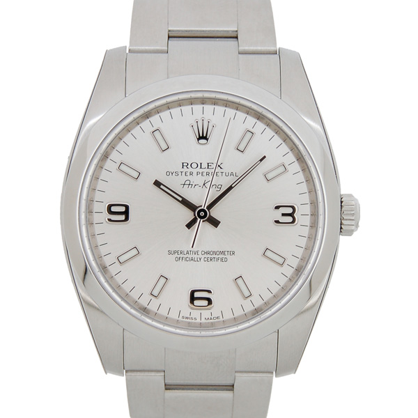 ロレックス　ROLEX　エアキング　Ref.114200　シルバー369　自動巻　未使用