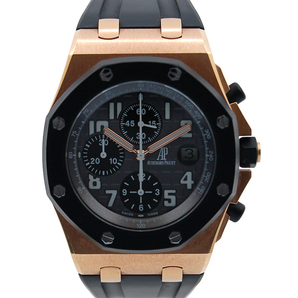 オーデマ・ピゲ　AUDEMARS PIGUET　ロイヤルオーク　オフショア　クロノグラフ　25940OK.OO.D002CA.02　ピンクゴールド　USED　中古
