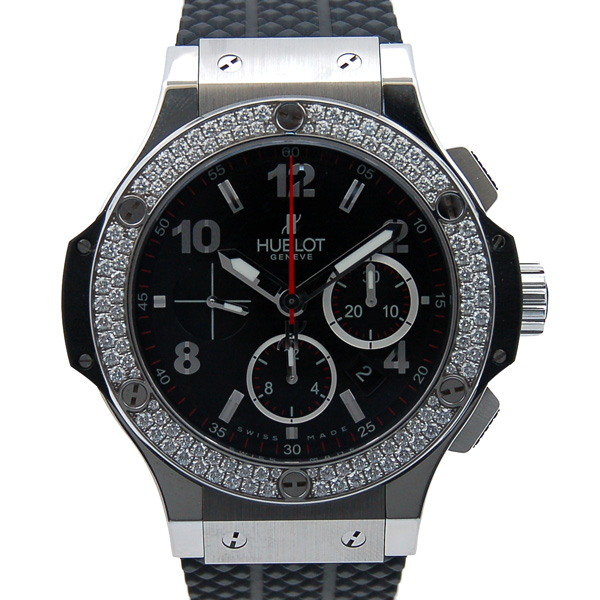 ウブロ　HUBLOT　ビッグバン　ダイヤベゼル　301.SX.130.RX.114　SS　44.5mm　ブラック　自動巻　新品