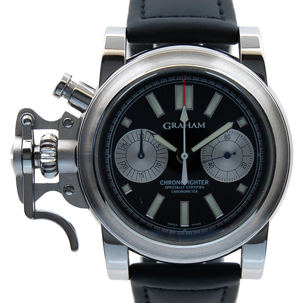 グラハム　GRAHAM　クロノファイター　2CFAS　SS　43mm　自動巻　USED　中古