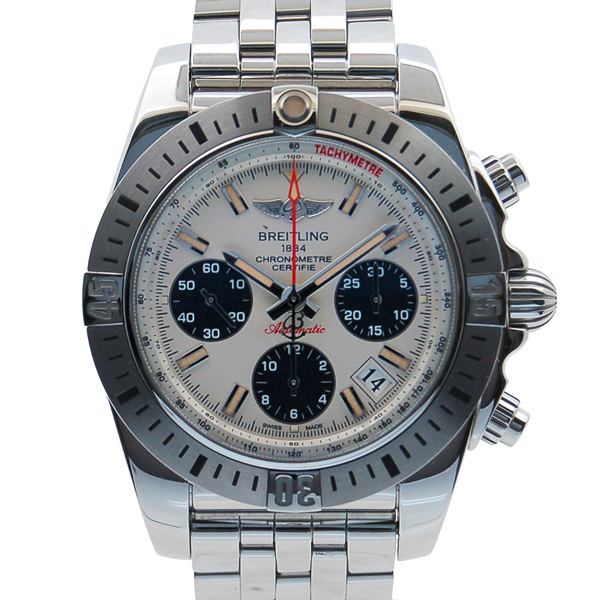 ブライトリング　BREITLING　クロノマット41　エアボーン　A004G87PA　シルバー　USED　中古