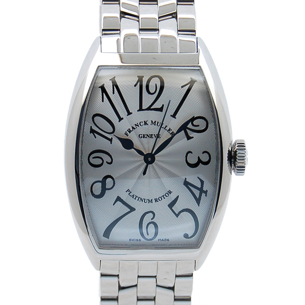 フランクミュラー　FRANCK MULLER　トノーカーベックス　5850SC　SS　シルバー　USED　中古