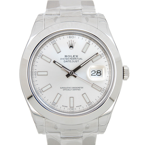 ロレックス　ROLEX　デイトジャスト2　Ref.116300　シルバー　メンズ　41mm　SS　国内正規品　未使用
