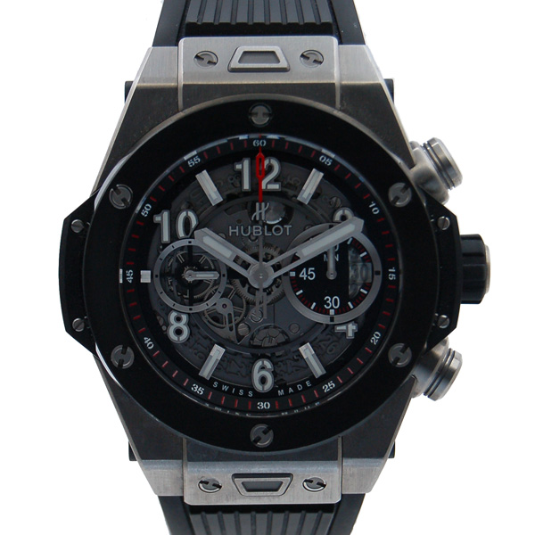ウブロ　HUBLOT　ビッグバン　ウニコ　チタニウム　セラミック　411.NM.1170.RX　USED　中古