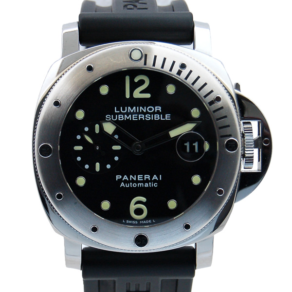 パネライ　PANERAI　サブマーシブル　PAM00024　SS　ブラック　44mm　L番　USED　中古