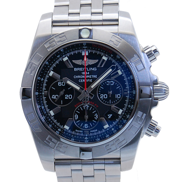 ブライトリング　BREITLING　クロノマット44　フライングフィッシュ　A010B08PA　オニキスブラック　SS　44mm　USED　中古