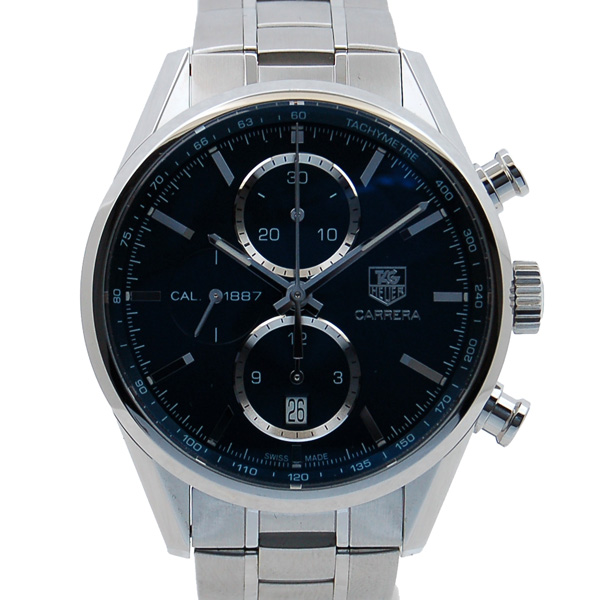 タグホイヤー　TAG HEUER　カレラクロノ　キャリバー1887　CAR2115.BA0724　41mm　SS　ブルー　自動巻　USED　中古