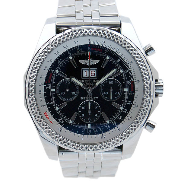ブライトリング　BREITLING　ベントレー6,75　A442B28SP　ブラック　48mm　USED　中古