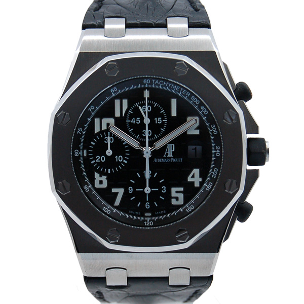 オーデマ・ピゲ　AUDEMARS PIGUET　ロイヤルオーク　オフショア　クロノグラフ　26170ST.OO.D101CR.03　ブラック　USED　中古