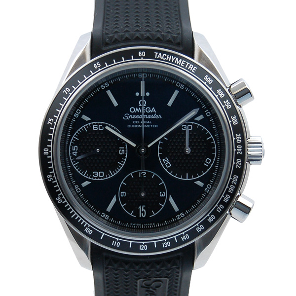 オメガ　OMEGA　スピードマスターレーシング　326.32.40.50.03.001　SS　ブルー/ブラック　40mm　自動巻　ラバーベルト　USED　中古