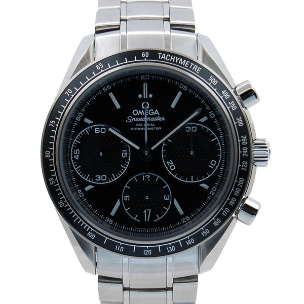 オメガ　OMEGA　スピードマスターレーシング　326.30.40.50.01.001　SS　ブラック　40mm　自動巻　USED　中古