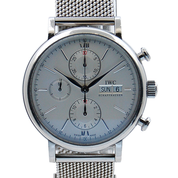 IWC　ポートフィノ　クロノグラフ　IW391009　SS　シルバー　USED　中古