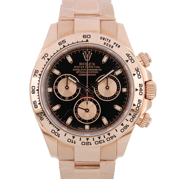 ロレックス　ROLEX　デイトナ　Ref.116505　18Kピンクゴールド　ブラック　ランダム番　USED　中古