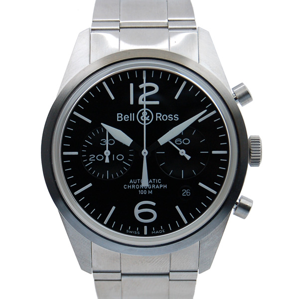 ベル＆ロス　BELL＆ROSS　ヴィンテージ　オリジナル  クロノグラフ　BR126　41mm　SS　自動巻　100m防水　未使用