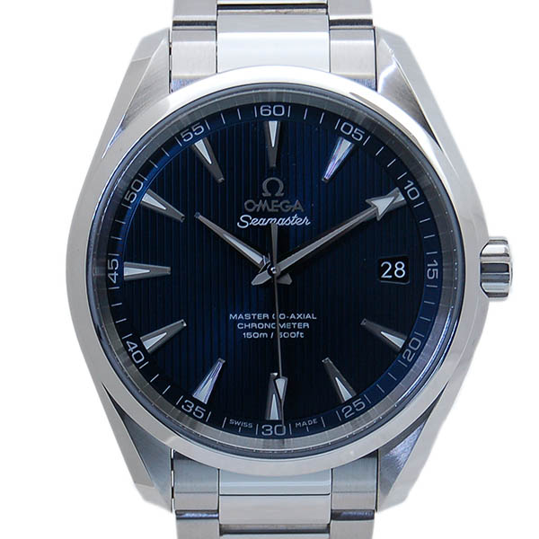 オメガ　OMEGA　シーマスター　アクアテラ　マスターコーアクシャル　231.10.42.21.03.003　ブルー　USED　中古