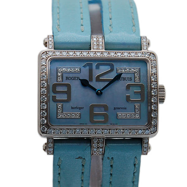 ロジェ・デュブイ　ROGER DUBUIS　トゥーマッチ　T22　18KWG(ホワイトゴールド)　ダイヤ　シェル文字盤　USED　中古