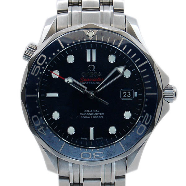 オメガ　OMEGA　シーマスター300　コーアクシャル　212.30.41.20.03.001　ブルー　41mm　USED　中古