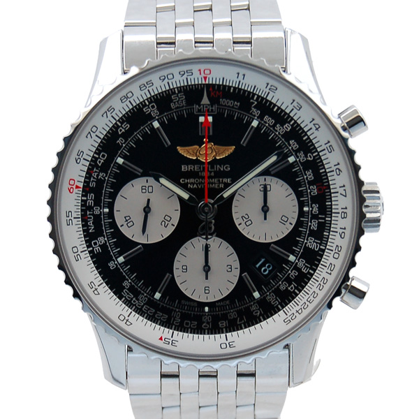 ブライトリング　BREITLING　ナビタイマー01　A022B01NP　自動巻　ブラック　SS　43mm　USED　中古
