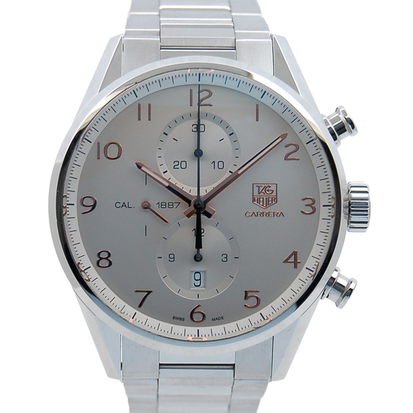 タグホイヤー　TAG HEUER　カレラクロノ　キャリバー1887　CAR2012.BA0799　シルバー　USED　中古