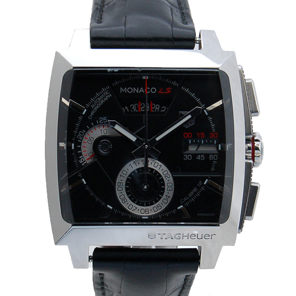 タグホイヤー　TAG HEUER　モナコLS　クロノグラフ　キャリバー12　CAL2110.FC6257　革ベルト　USED　中古