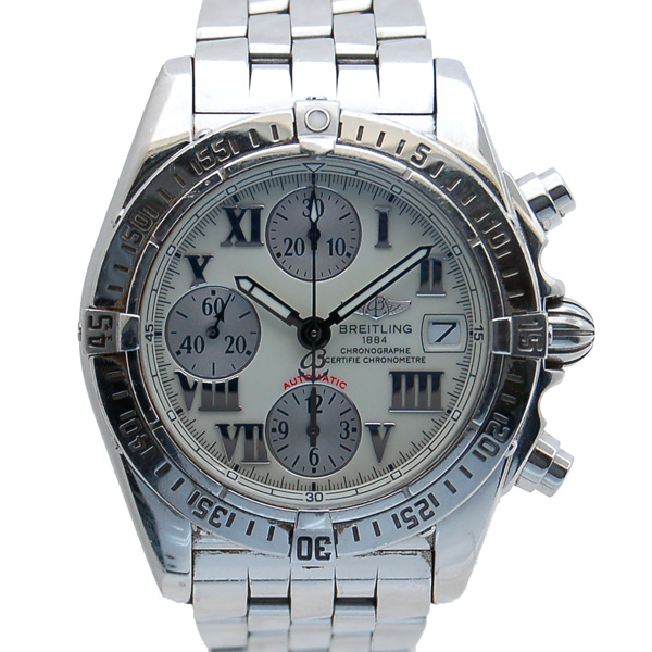 ブライトリング　BREITLING　クロノコックピット　A152A96PA　A13358　ホワイトローマ　39mm　USED　中古