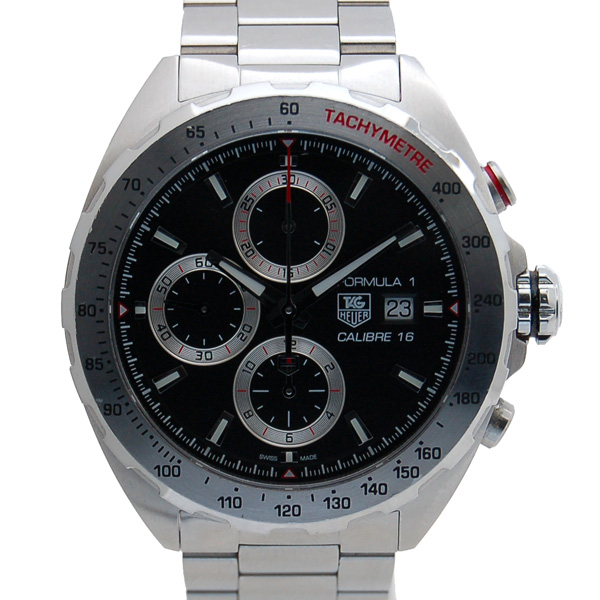 タグホイヤー　TAG HEUER　フォーミュラ1　クロノグラフ　CAZ2010.BA0876　ブラック　SS　44mm　USED　中古