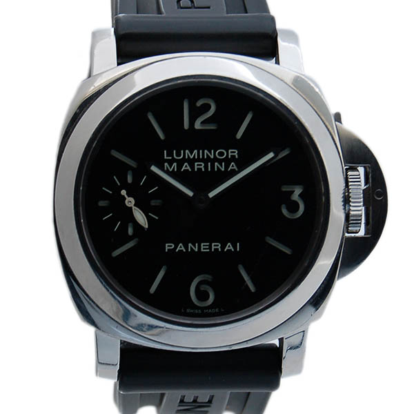 パネライ　PANERAI　ルミノールマリーナ　44mm　PAM00111　手巻き　300ｍ防水　革ベルト　USED　中古