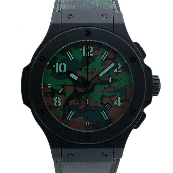 ウブロ　HUBLOT　ビッグバン　コマンドバン　ジャングル　301.CI.8610.NR　世界250本限定　44mm　USED　中古