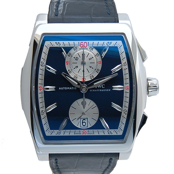 IWC　ダヴィンチ　クロノグラフ　ローレウス　IW376404　ブルー　世界1000本限定　USED　中古