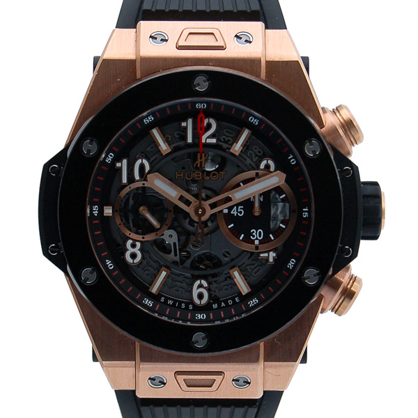 ウブロ　HUBLOT　ビッグバン　ウニコ　キングゴールド　セラミック　411.OM.1180.RX　USED　中古