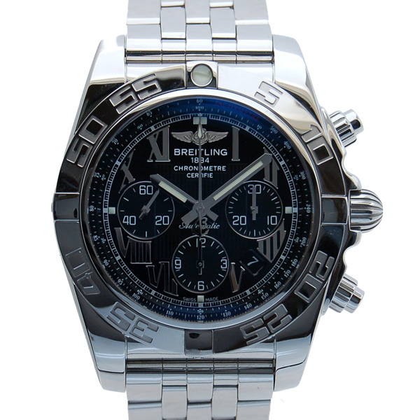 ブライトリング　BREITLING　クロノマット44　A011B56PA　ブラックローマ　SS　43,5mm　中古　USED