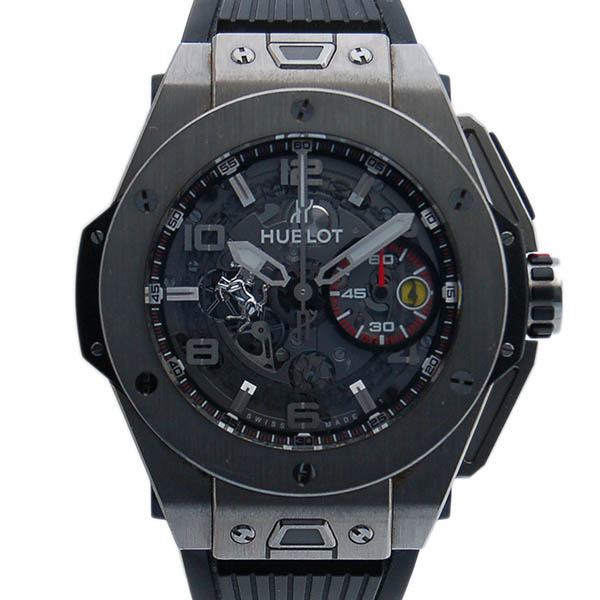 ウブロ　HUBLOT　ビッグバン　フェラーリ　チタニウム　401.NX.0123.VR　世界1000本限定　USED　中古
