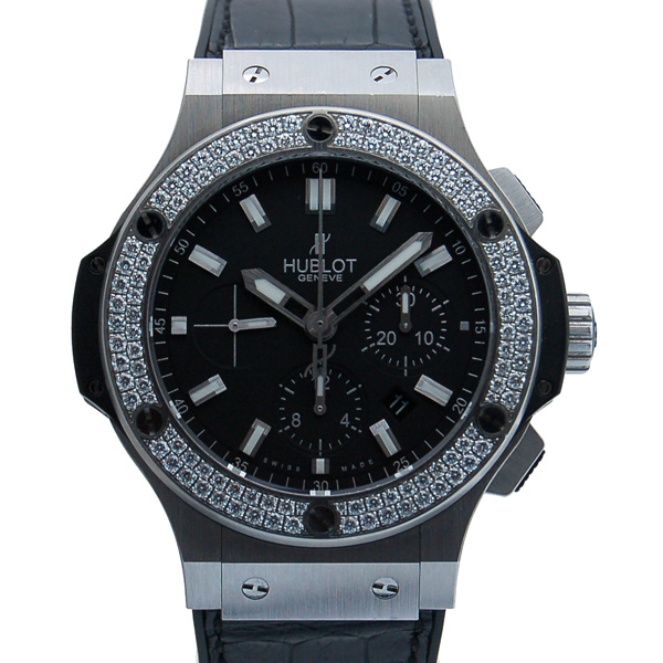 ウブロ　HUBLOT　ビッグバンエボリューション　ベゼルダイヤ　301.SX.1170.GR.1104　自動巻　SS　44mm　USED　中古