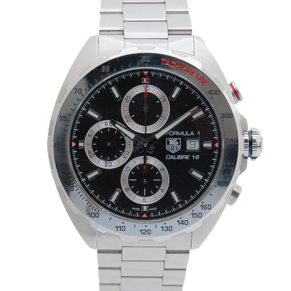 タグホイヤー　TAG HEUER　フォーミュラ1　クロノグラフ　CAZ2010.BA0876　ブラック　SS　44mm　USED　中古