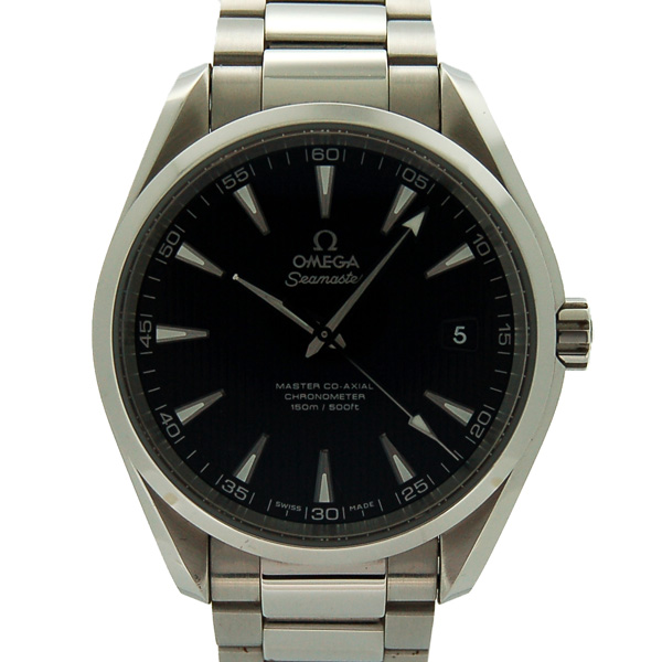 オメガ　OMEGA　シーマスター　アクアテラ　マスターコーアクシャル　231.10.42.21.01.003　SS　ブラック　USED　中古