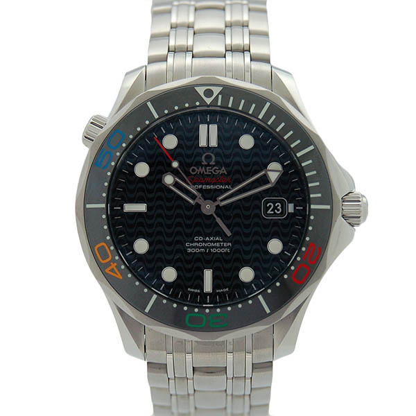 オメガ　OMEGA　シーマスター300　コーアクシャル　522.30.41.20.01.001　オリンピックリミテッド　USED　中古