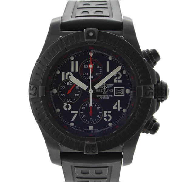 ブライトリング　BREITLING　スーパーアベンジャーブラックスティール　M337B30DPB　ブラック　48mm　世界3000本限定　USED　中古