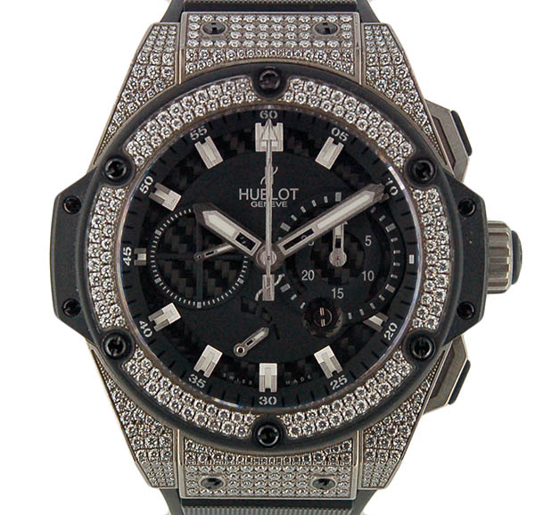 ウブロ　HUBLOT　キングパワー　フドロワイアント　ジルコニウム　709.ZX.1770.RX.1704　48mm　ブラック　USED　中古