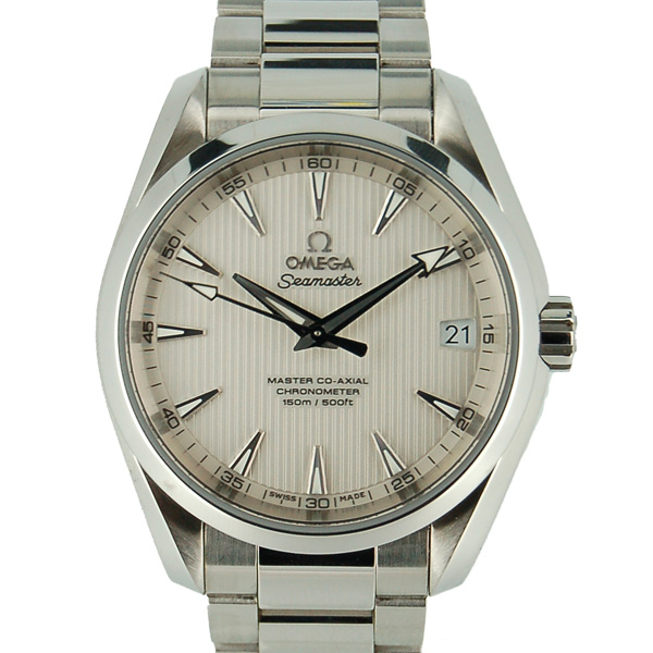 オメガ　OMEGA　シーマスター　アクアテラ　マスターコーアクシャル　231.10.39.21.02.002　シルバータペストリー　USED　中古