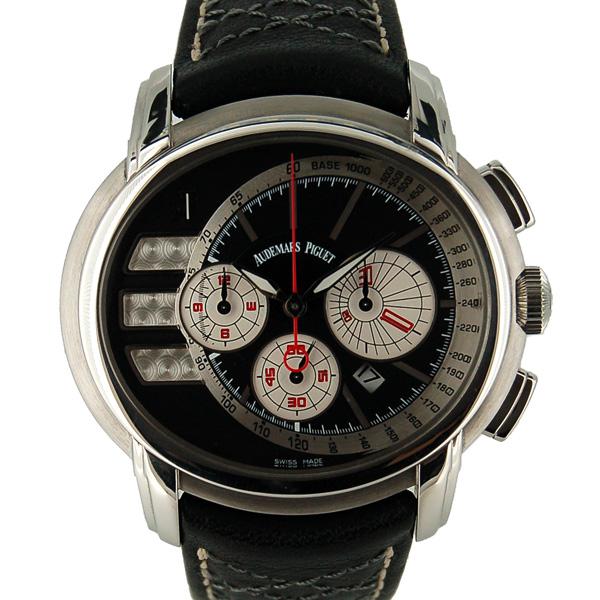 オーデマ・ピゲ　AUDEMARS PIGUET　ミレネリー　ツアーオート　クロノグラフ　26142ST.OO.D001VE.01　世界150本限定　革ベルト　USED　中古