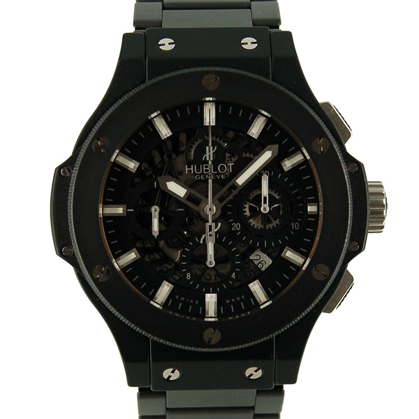 ウブロ　HUBLOT　ビッグバン　アエロバン　ブラックマジック　311.CI.1170.CI　44mm　ブラック　USED　中古