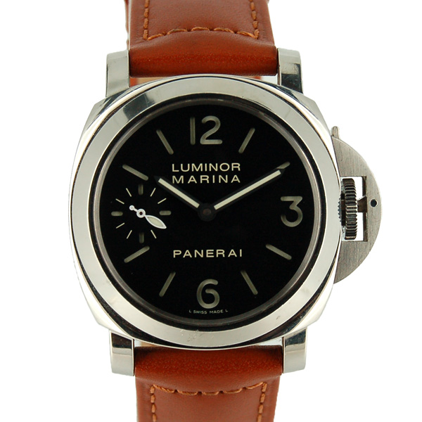 パネライ　PANERAI　ルミノールマリーナ　44mm　PAM00111　手巻き　300ｍ防水　革ベルト　USED　中古