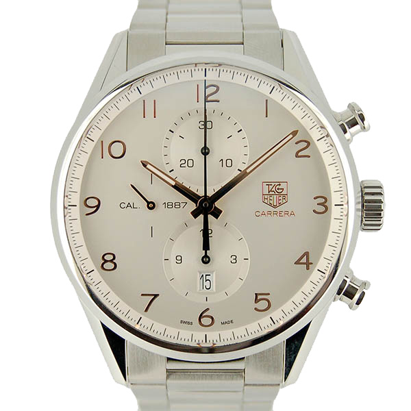 タグホイヤー　TAG HEUER　カレラクロノ　キャリバー1887　CAR2012.BA0799　シルバー　USED　中古