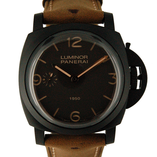 パネライ　PANERAI　ルミノール1950　3デイズ　コンポジット　PAM00375　革ベルト　47mm　USED　中古