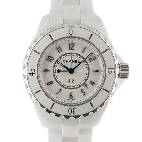 シャネル　CHANEL　J12 　ホワイト　白　セラミック　H0968　レディース　クォーツ　33mm　未使用品