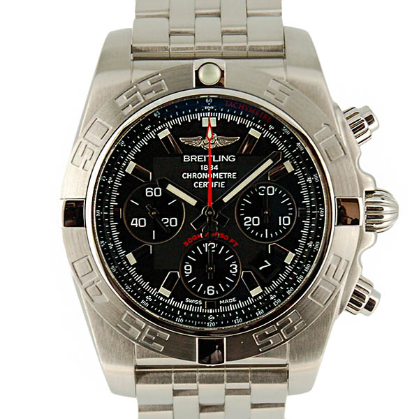 ブライトリング　BREITLING　クロノマット44　フライングフィッシュ　A010B08PA　オニキスブラック　SS　44mm　USED　中古