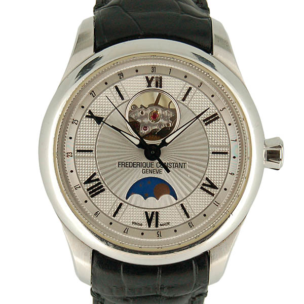 フレデリック・コンスタント　FREDERIQUE CONSTANT　マキシム　ハートビート　ムーンフェイズ　FC-335MS5M6　革ベルト　USED　中古
