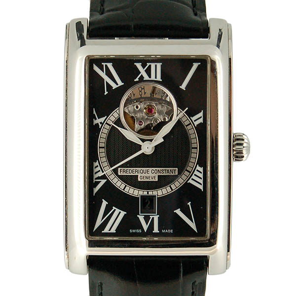 フレデリック・コンスタント　FREDERIQUE CONSTANT　カレ　ハートビート　FC-315BS4C26　革ベルト　USED　中古