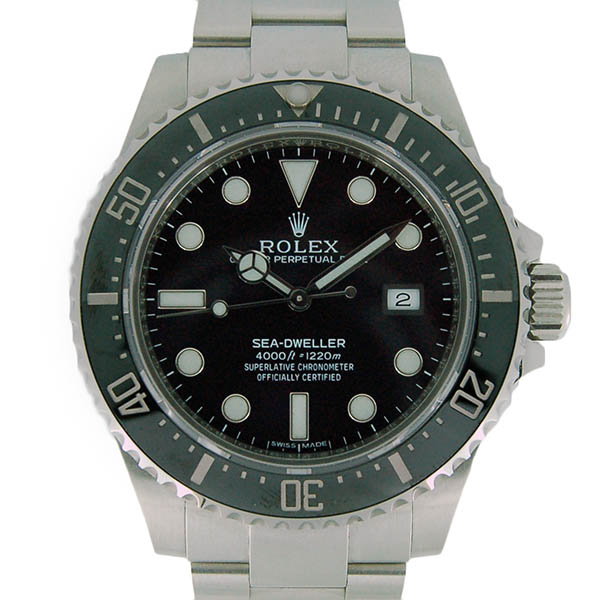 ロレックス　ROLEX　シードゥエラー4000　116600　SS　ブラック　生産終了　USED　中古