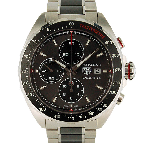 タグホイヤー　TAG HEUER　フォーミュラ1　クロノグラフ　CAZ2012.BA0970　グレー　USED　中古